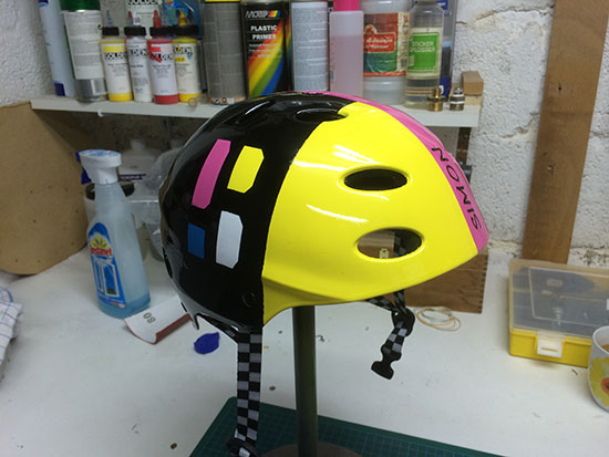 Airbrush Helm Poederbaas Simon 2