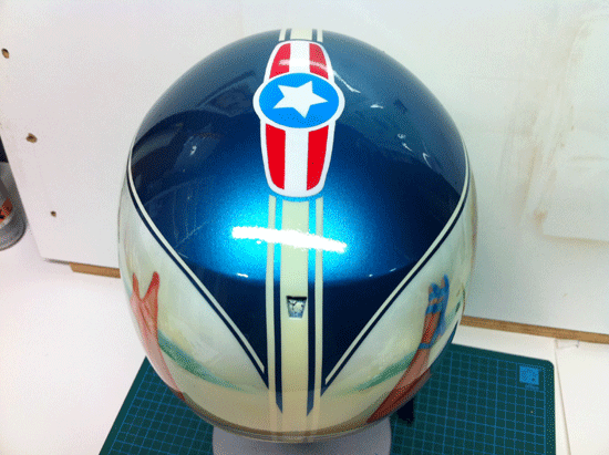 Airbrush PinUp Helmet